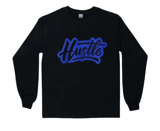 Blue Hustle Long Sleeve Shirt