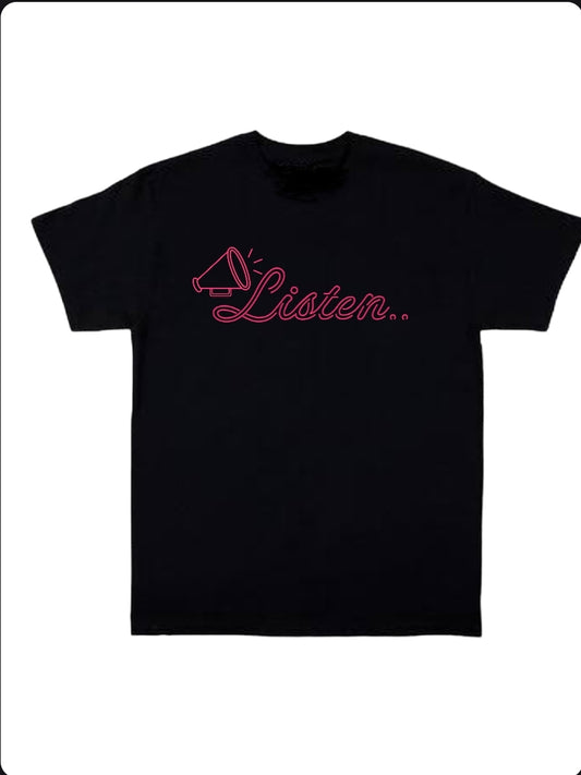 Black&Pink Listen Shirt